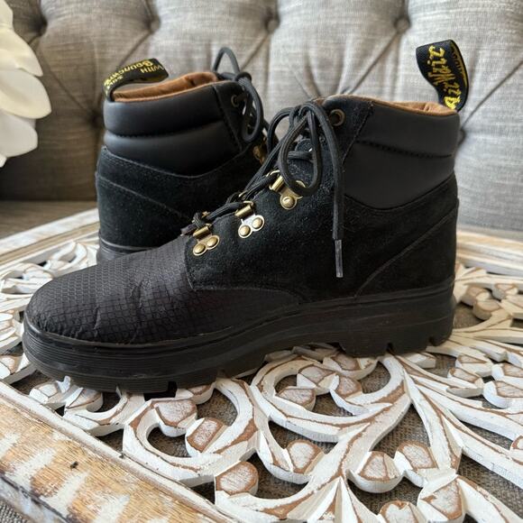 Dr. Martens Rakim Black Ankle Boots Men’s 9 Women’s 10